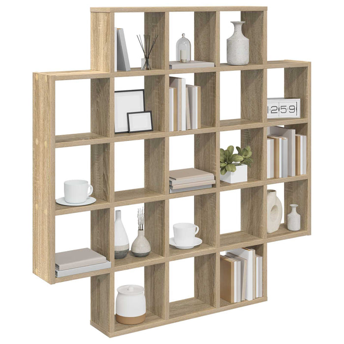 Raft de perete Stejar Sonoma 100 x 13 x 100 cm Lemn prelucrat - WALTI WALTI