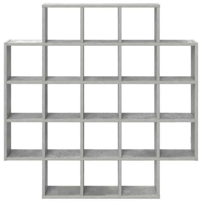 Raft de perete Gri Beton 100 x 13 x 100 cm Lemn prelucrat - WALTI WALTI