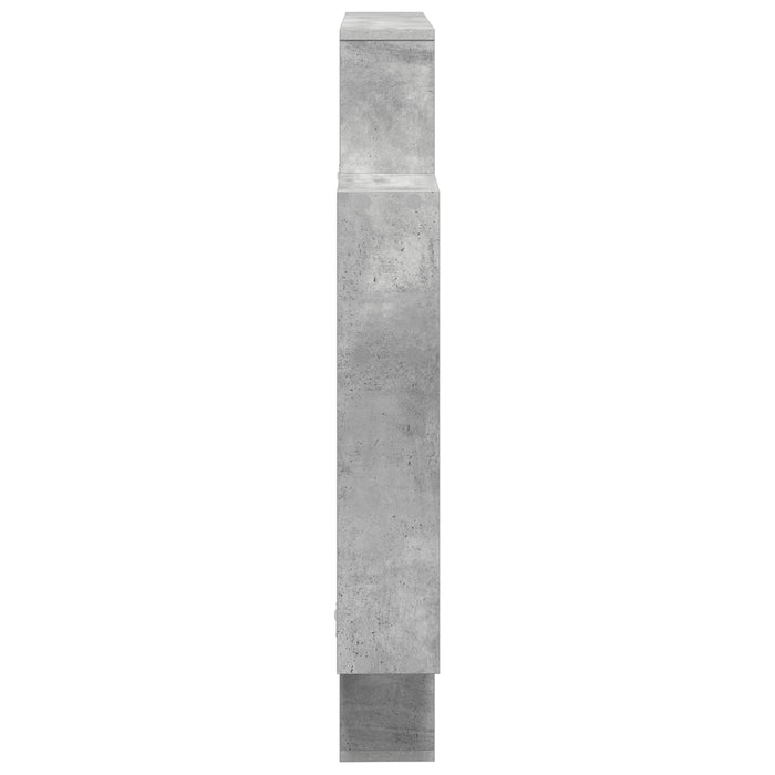 Raft de perete Gri Beton 100 x 13 x 100 cm Lemn prelucrat - WALTI WALTI