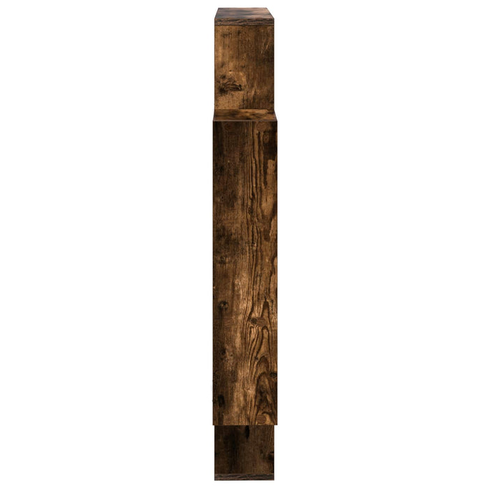Raft de perete Stejar fumuriu 100 x 13 x 100 cm Lemn prelucrat - WALTI WALTI