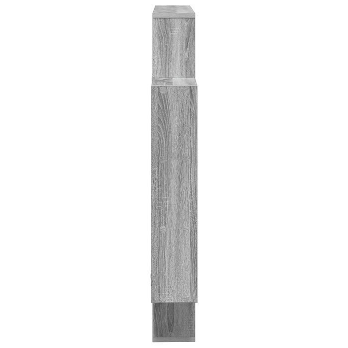Raft de perete Sonoma gri 100 x 13 x 100 cm Lemn prelucrat - WALTI WALTI