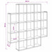 Raft de perete Sonoma gri 100 x 13 x 100 cm Lemn prelucrat - WALTI WALTI