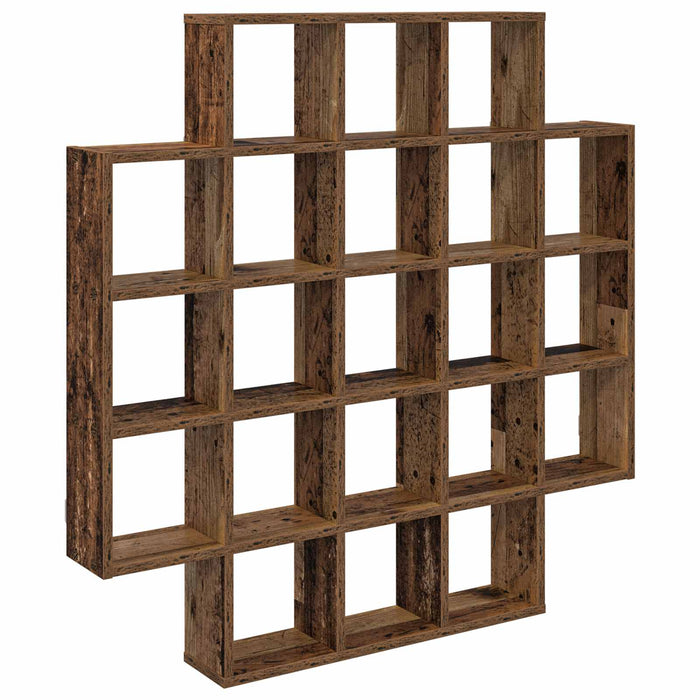Raft de perete Lemn vechi 100 x 13 x 100 cm Lemn prelucrat - WALTI WALTI