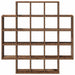 Raft de perete Lemn vechi 100 x 13 x 100 cm Lemn prelucrat - WALTI WALTI