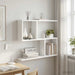 Raft de perete Alb 60 x 12 x 50,5 cm Lemn prelucrat - WALTI WALTI