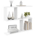 Raft de perete Alb 60 x 12 x 50,5 cm Lemn prelucrat - WALTI WALTI