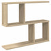 Raft de perete Stejar Sonoma 60 x 12 x 50,5 cm Lemn prelucrat - WALTI WALTI