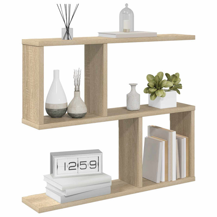 Raft de perete Stejar Sonoma 60 x 12 x 50,5 cm Lemn prelucrat - WALTI WALTI