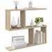 Raft de perete Stejar Sonoma 60 x 12 x 50,5 cm Lemn prelucrat - WALTI WALTI