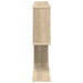 Raft de perete Stejar Sonoma 60 x 12 x 50,5 cm Lemn prelucrat - WALTI WALTI