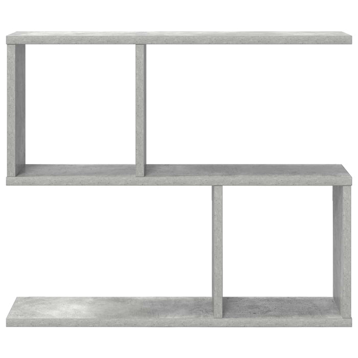 Raft de perete Gri Beton 60 x 12 x 50,5 cm Lemn prelucrat - WALTI WALTI