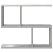 Raft de perete Gri Beton 60 x 12 x 50,5 cm Lemn prelucrat - WALTI WALTI