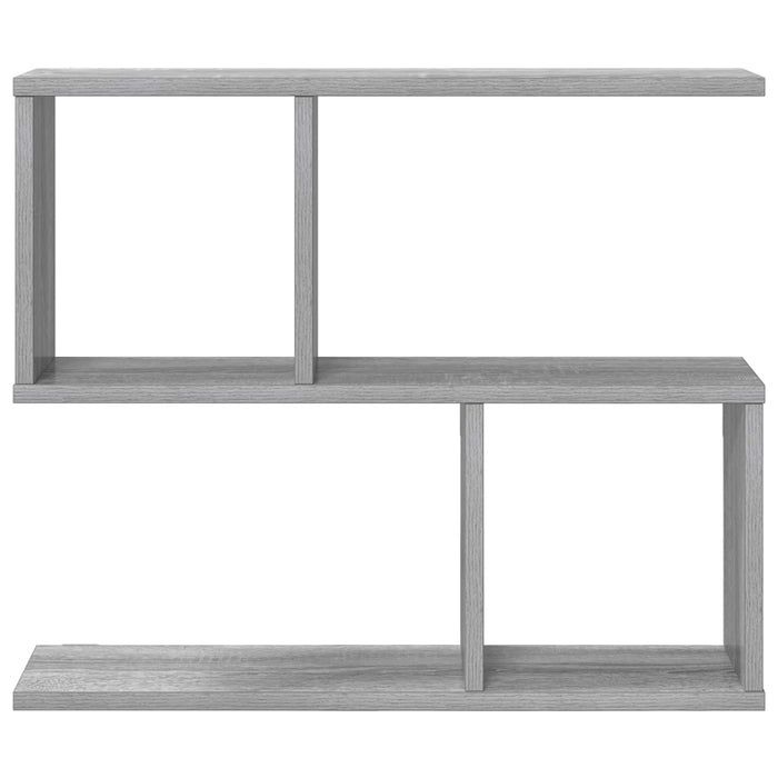 Raft de perete Sonoma gri 60 x 12 x 50,5 cm Lemn prelucrat - WALTI WALTI