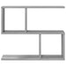Raft de perete Sonoma gri 60 x 12 x 50,5 cm Lemn prelucrat - WALTI WALTI