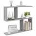 Raft de perete Sonoma gri 60 x 12 x 50,5 cm Lemn prelucrat - WALTI WALTI