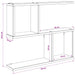 Raft de perete Sonoma gri 60 x 12 x 50,5 cm Lemn prelucrat - WALTI WALTI