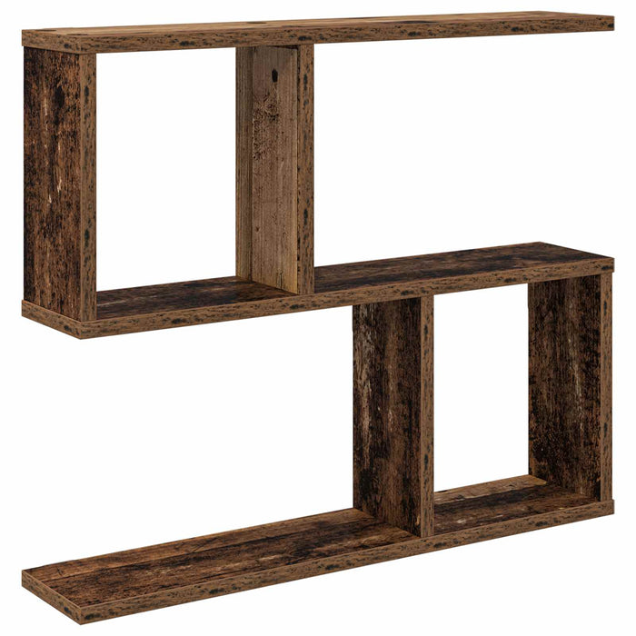 Raft de perete Lemn vechi 60 x 12 x 50,5 cm Lemn prelucrat - WALTI WALTI