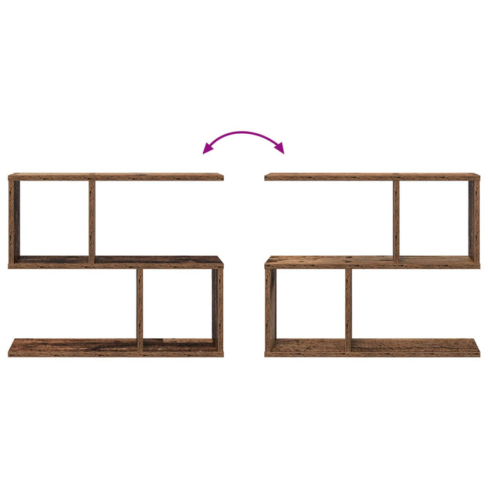 Raft de perete Lemn vechi 60 x 12 x 50,5 cm Lemn prelucrat - WALTI WALTI