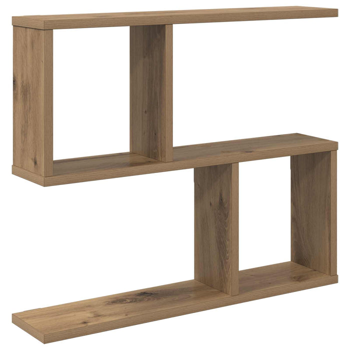 Raft de perete Stejar Artizanal 60 x 12 x 50,5 cm - WALTI WALTI