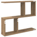 Raft de perete Stejar Artizanal 60 x 12 x 50,5 cm - WALTI WALTI