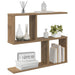Raft de perete Stejar Artizanal 60 x 12 x 50,5 cm - WALTI WALTI