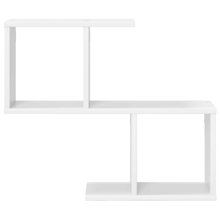 Raft de perete Alb 60 x 12 x 50,5 cm Lemn prelucrat WALTI