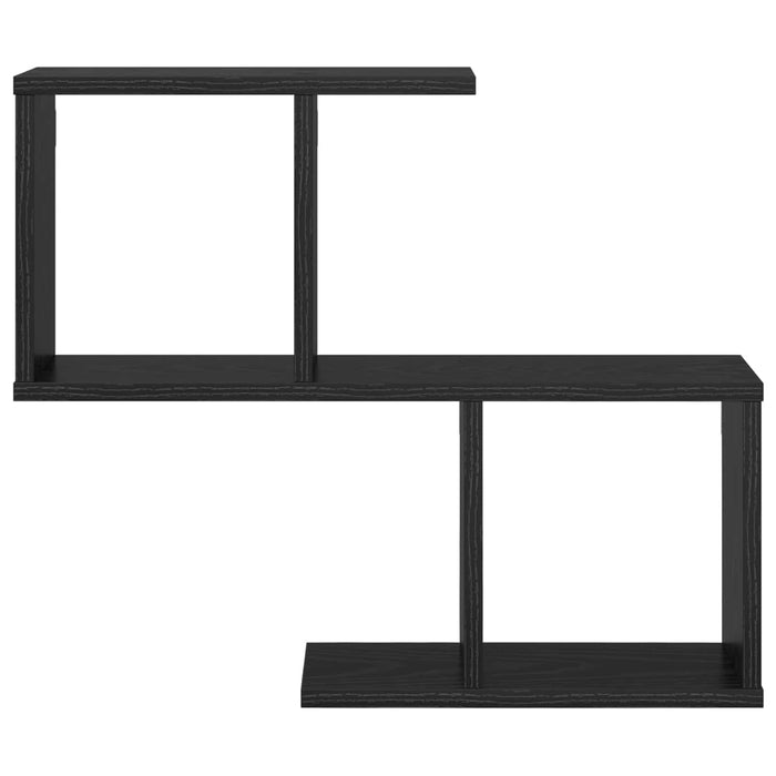 Raft de perete Stejar Negru 60 x 12 x 50,5 cm Lemn prelucrat WALTI