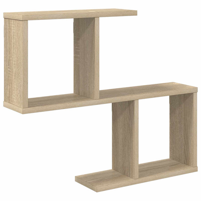 Raft de perete Stejar Sonoma 60 x 12 x 50,5 cm Lemn prelucrat - WALTI WALTI