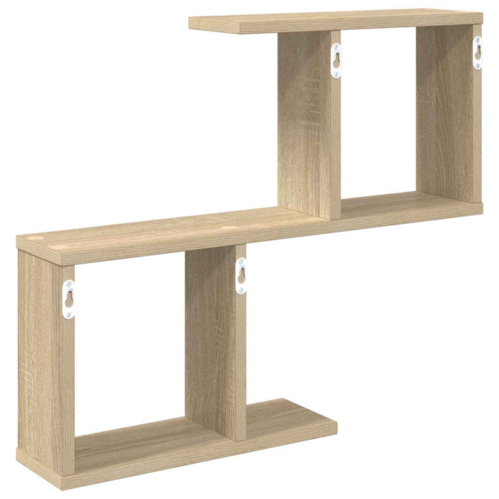 Raft de perete Stejar Sonoma 60 x 12 x 50,5 cm Lemn prelucrat - WALTI WALTI