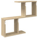 Raft de perete Stejar Sonoma 60 x 12 x 50,5 cm Lemn prelucrat - WALTI WALTI