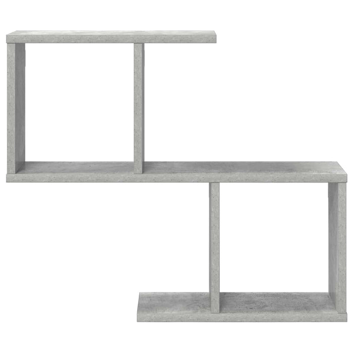 Raft de perete Gri Beton 60 x 12 x 50,5 cm Lemn prelucrat WALTI