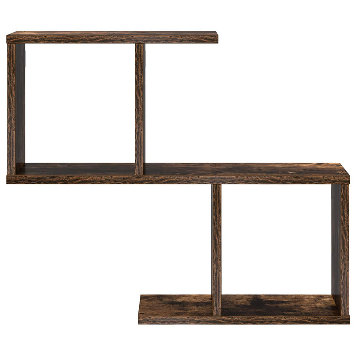 Raft de perete Stejar fumuriu 60 x 12 x 50,5 cm Lemn prelucrat WALTI