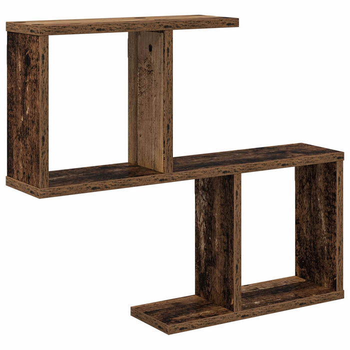 Raft de perete Lemn vechi 60 x 12 x 50,5 cm Lemn prelucrat WALTI