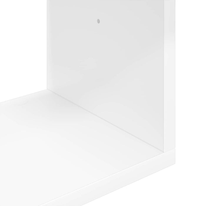 Raft de perete Alb 100 x 12 x 50,5 cm Lemn prelucrat - WALTI WALTI