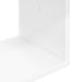 Raft de perete Alb 100 x 12 x 50,5 cm Lemn prelucrat - WALTI WALTI