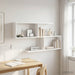 Raft de perete Alb 100 x 12 x 50,5 cm Lemn prelucrat - WALTI WALTI