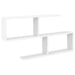 Raft de perete Alb 100 x 12 x 50,5 cm Lemn prelucrat - WALTI WALTI