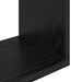 Raft de perete Stejar Negru 100 x 12 x 50,5 cm Lemn prelucrat - WALTI WALTI