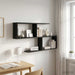 Raft de perete Stejar Negru 100 x 12 x 50,5 cm Lemn prelucrat - WALTI WALTI