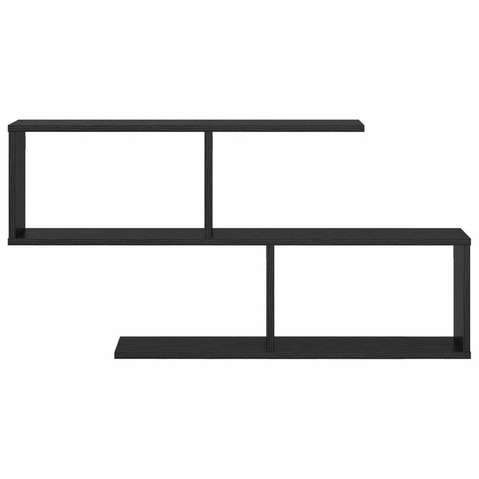 Raft de perete Stejar Negru 100 x 12 x 50,5 cm Lemn prelucrat - WALTI WALTI