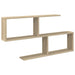Raft de perete Stejar Sonoma 100 x 12 x 50,5 cm Lemn prelucrat - WALTI WALTI