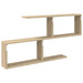 Raft de perete Stejar Sonoma 100 x 12 x 50,5 cm Lemn prelucrat - WALTI WALTI