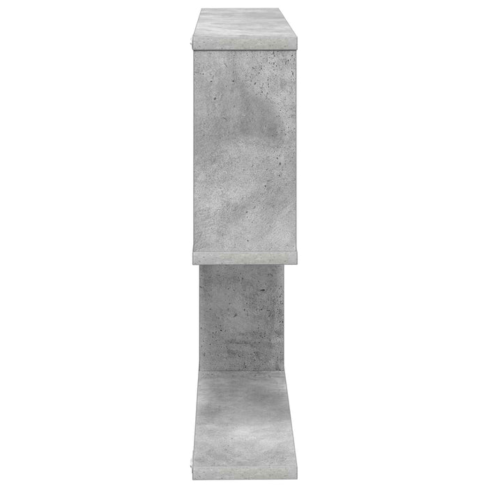 Raft de perete Gri Beton 100 x 12 x 50,5 cm Lemn prelucrat - WALTI WALTI
