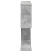 Raft de perete Gri Beton 100 x 12 x 50,5 cm Lemn prelucrat - WALTI WALTI