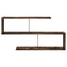 Raft de perete Stejar fumuriu 100 x 12 x 50,5 cm Lemn prelucrat - WALTI WALTI
