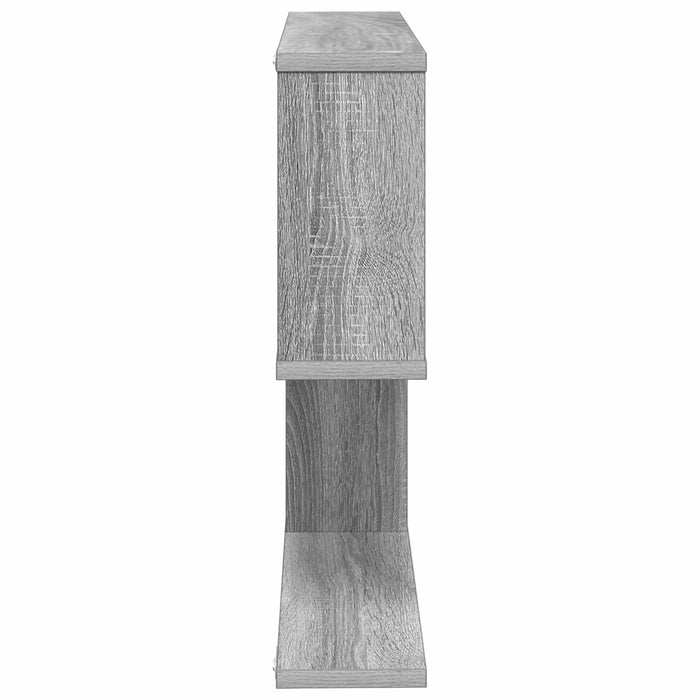 Raft de perete Sonoma gri 100 x 12 x 50,5 cm Lemn prelucrat - WALTI WALTI