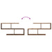 Raft de perete Lemn vechi 100 x 12 x 50,5 cm Lemn prelucrat - WALTI WALTI