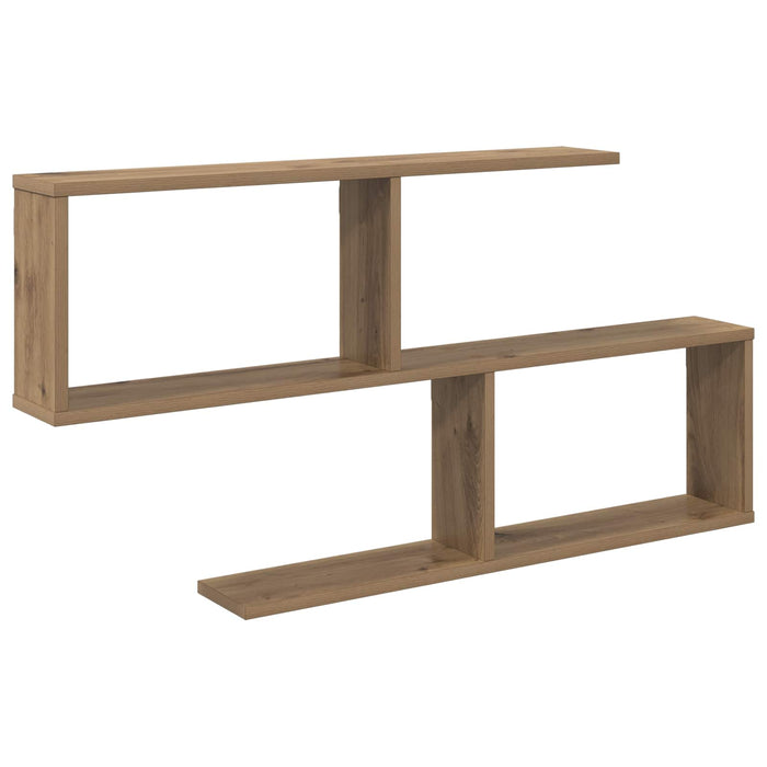 Raft de perete Stejar Artizanal 100 x 12 x 50,5 cm - WALTI WALTI