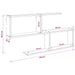 Raft de perete Stejar Artizanal 100 x 12 x 50,5 cm - WALTI WALTI