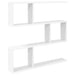 Raft de perete Alb 80 x 12 x 79,5 cm Lemn prelucrat - WALTI WALTI